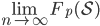 \lim\limits_{n \to \infty} F_p( \mathcal{S})